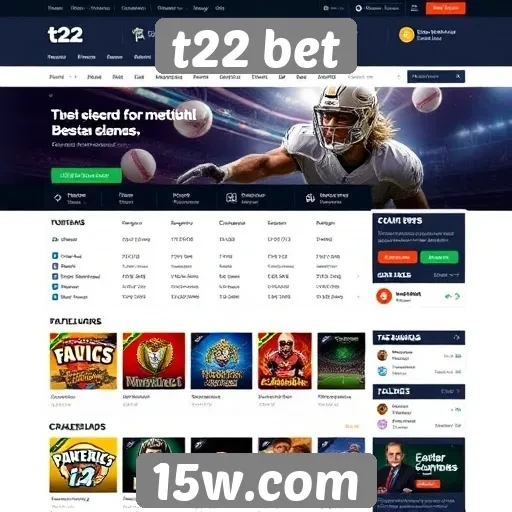 novo design do site t22 bet melhora a experiência do usuário